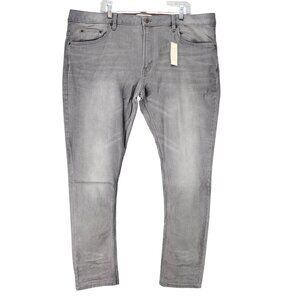 Jachs Jeans Mens 42x32 Gray Stretch Denim Slim Fit *NWT*